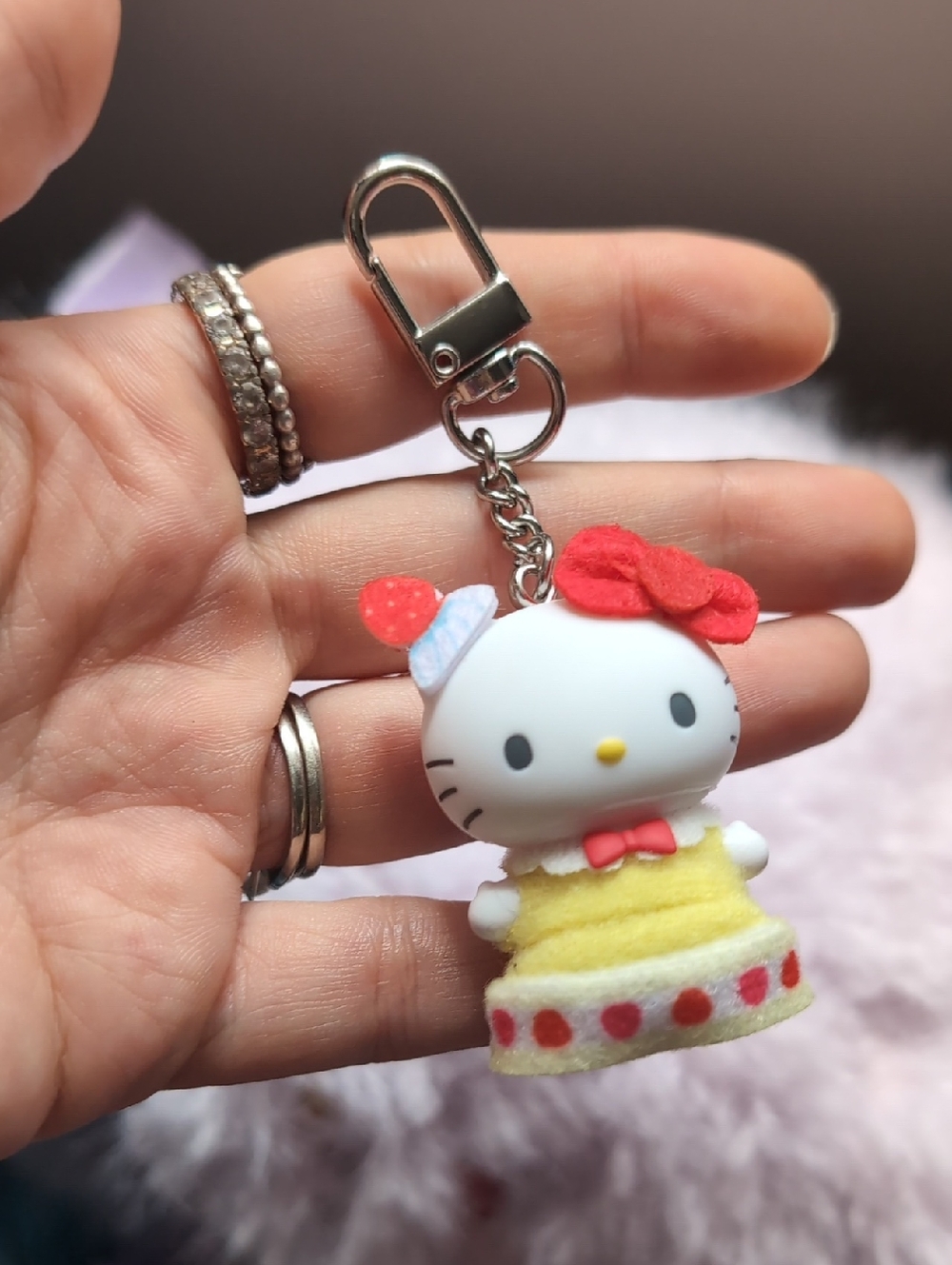 Rare💜 Authentic Sanrio 'Hello Kitty' Candy Keychain - (Direct From Japan!!!)
